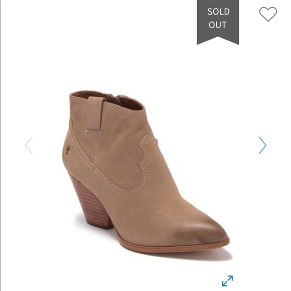 NWT Frye Reina Bootie In Ash Size 9 - Picture 6 of 12